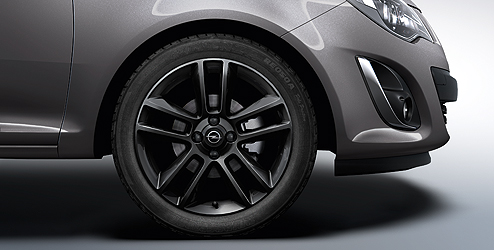 Llanta De Aleación Negra De 17 Pulgadas Con Diseño De 5 Radios Gemelos, Negro. OPEL - 13305177