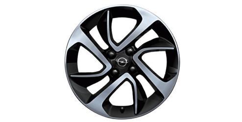 Lichtmetalen Velg "Boomerang", 16-Inch, Diamantgeslepen, Technical Grey OPEL - 13356211