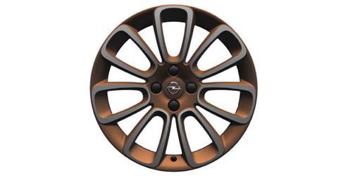Lichtmetalen Velg "Roulette", 17-Inch, Diamantgeslepen, Copper OPEL - 13369308