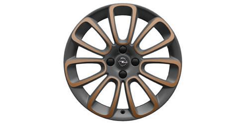 Jante alliage 17", design « Roulette » OPEL - 13369312