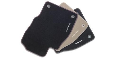 Automatten, Velours - Black Met Randversteviging In Blackberry OPEL - 13377332