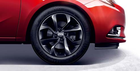 Lichtmetalen Velg, 4-Dubbelspaaks, 16-Inch, Black OPEL - 13380636