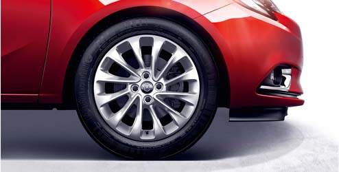 Lichtmetalen Velg, 6-Dubbelspaaks, 16-Inch OPEL - 13399305