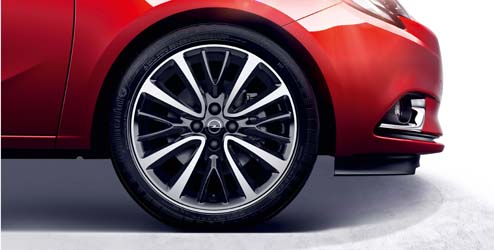 Lichtmetalen Velg, 8-Spaaks, 17-Inch, Black OPEL - 13402972