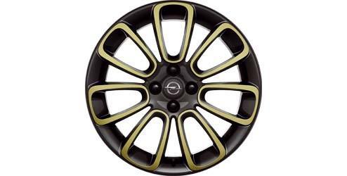 Jante alliage 17 pouces, design « Roulette » OPEL - 13437793