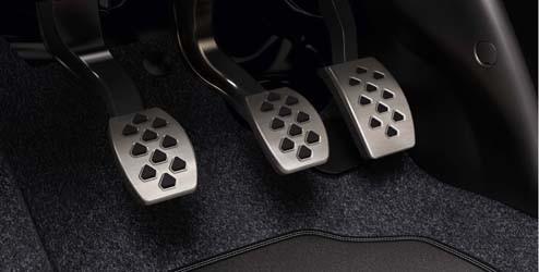 Pedales de acero inoxidable opc line para cambio manual | Opel Accesorios Opel+ ES