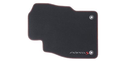 Automatten, Velours - Black Met Sierstiksel In Red OPEL - 13459712