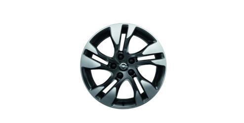 Jante alliage 18 pouces - à 5 branches doubles - bicolores OPEL - 13463432