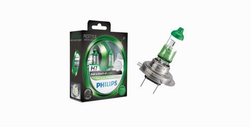 Philips Colorvision, H7 - Set Halogeenlampen, Green OPEL - 13475987