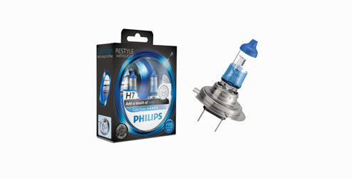 Philips Colorvision, H7 - Set Halogeenlampen, Blue OPEL - 1662446380