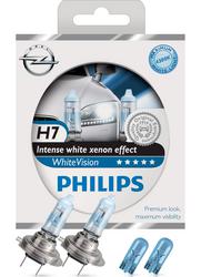 Kit Bombillas Philips Whitevision Halógenas, H7 OPEL - 1662446780