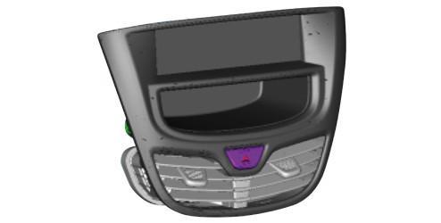 Audioframe, Piano Black - Voor My16 Modellen OPEL - 42371895