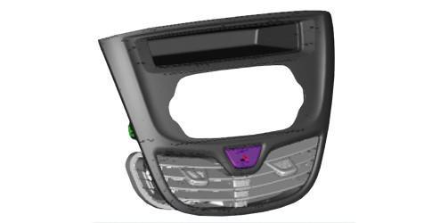 Audioframe, Piano Black En Nozzle Chrome - Voor My16 Modellen OPEL - 42371898