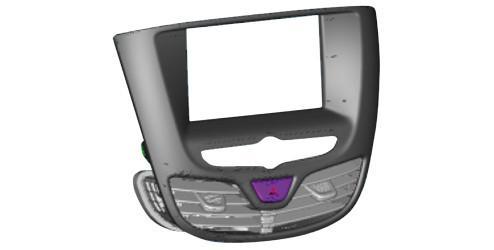 Audioframe, Piano Black En Nozzle Chrome - Voor My16.5 Modellen OPEL - 42371908