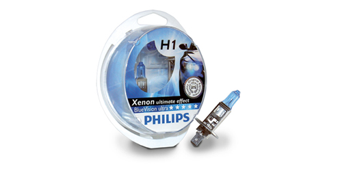 Bombillas halógenas H1 Philips BlueVision ultra OPEL - 93165655