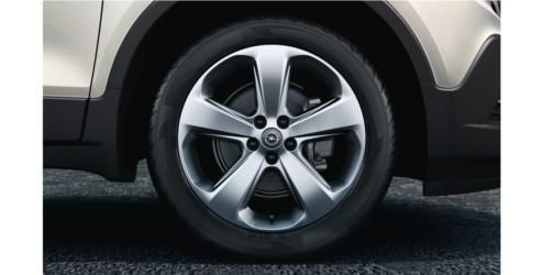 Lichtmetalen Velg, 5-Spaaks, 18-Inch, Sterling Silver OPEL - 95181597