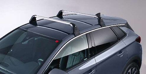 Barres de toit aluminium pour véhicules sans rails de toit OPEL - 95599847