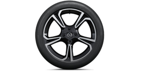 Lichtmetalen Velg, 5-Dubbelspaaks, 17-Inch, Bi-Color OPEL - 9832281680