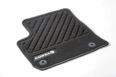 M MOTOS Tapis de sol caoutchouc pour Opel Corsa F depuis 2019 Améliorez  Votre Confort de Voyage avec Le tapis noir antidérapant Auto 3D- tapis  voiture Tous Temps pour Voiture, Protection Contre