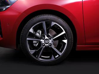 Velgclip, Zwart, 1 Stuk OPEL - 98360456XY