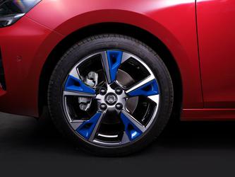 Velgclips, Blauw, Set OPEL - 98381168AV