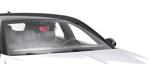 Binnenspiegelkap - Rood OPEL - 98413981PQ