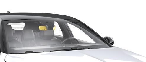 Binnenspiegelkap - Geel OPEL - 98413981RV