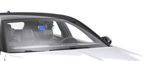 Binnenspiegelkap - Blauw OPEL - 98413981SM