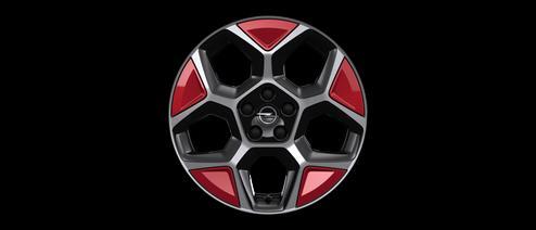 Velgclip - Rood OPEL - 98448921PQ
