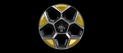 Velgclip - Geel OPEL - 98448921RV