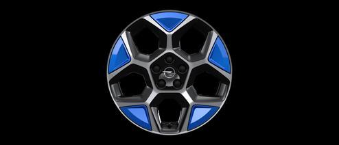 Velgclip - Blauw OPEL - 98448921SM