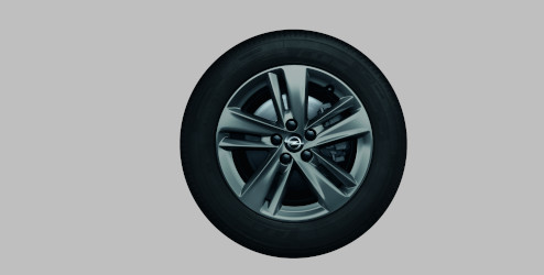 Lichtmetalen Velg, 5-Dubbelspaaks, 17-Inch OPEL - YP00162480